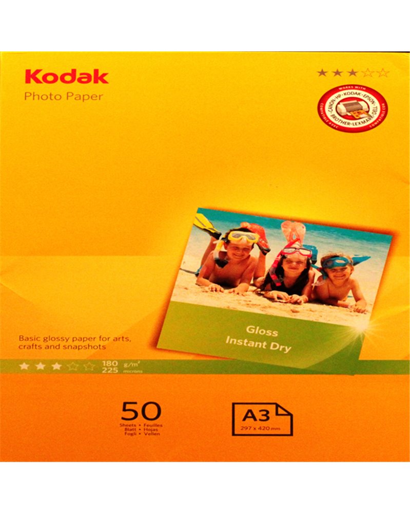 Kodak Photo Gloss 180gr A3 -50fogli