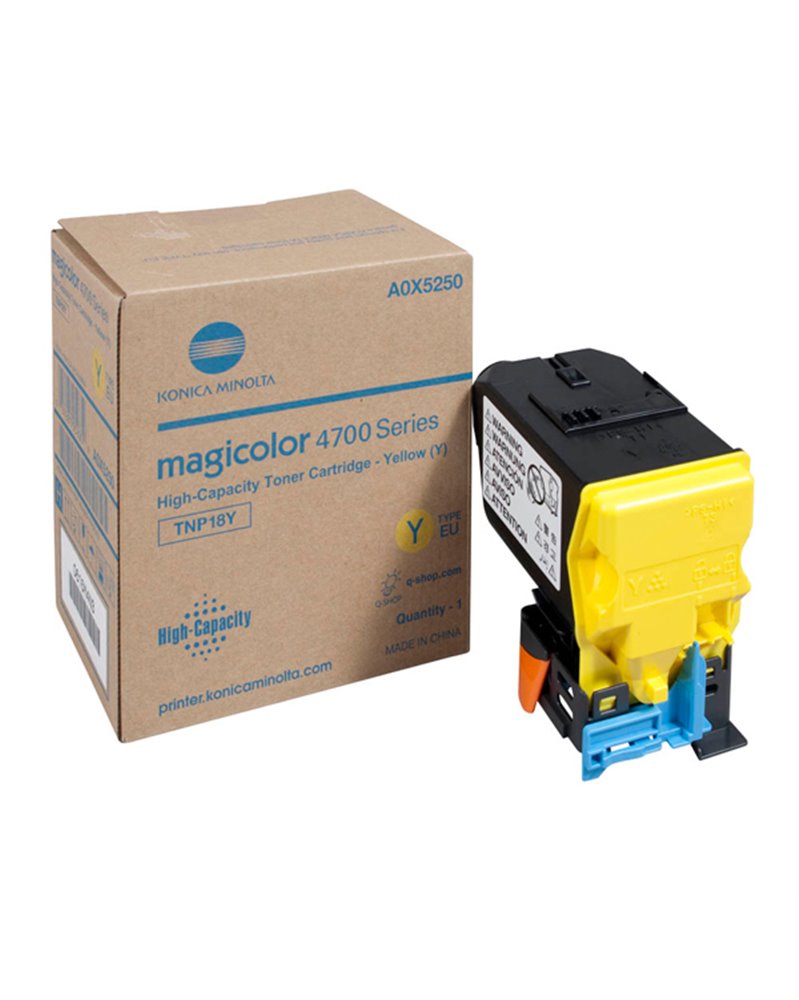 TONER GIALLO BIZHUB TNP-18 MAGICOLOR 4750