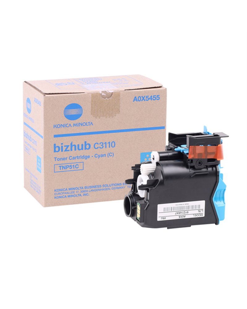 TONER CIANO TNP-51C PER BIZHUB C3110 (5.000 PAGINE)