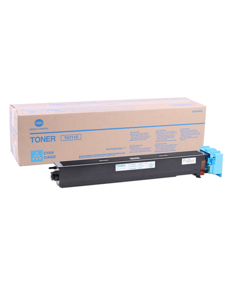 TONER CIANO per BIZHUB C654E/C754E (35.100 pagine)- TN-711C