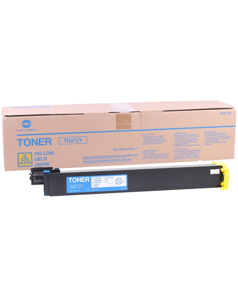 TONER GIALLO BIZHUB TN312Y C300/352/P