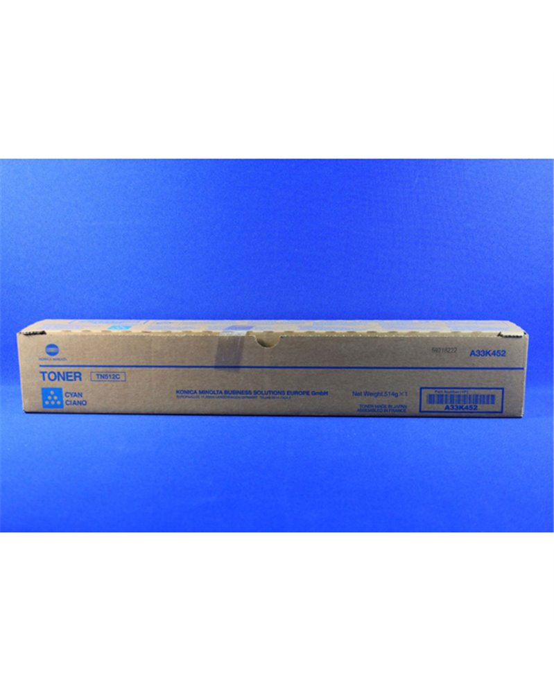 TONER CIANO TN-512C BIZHUB C454 C554