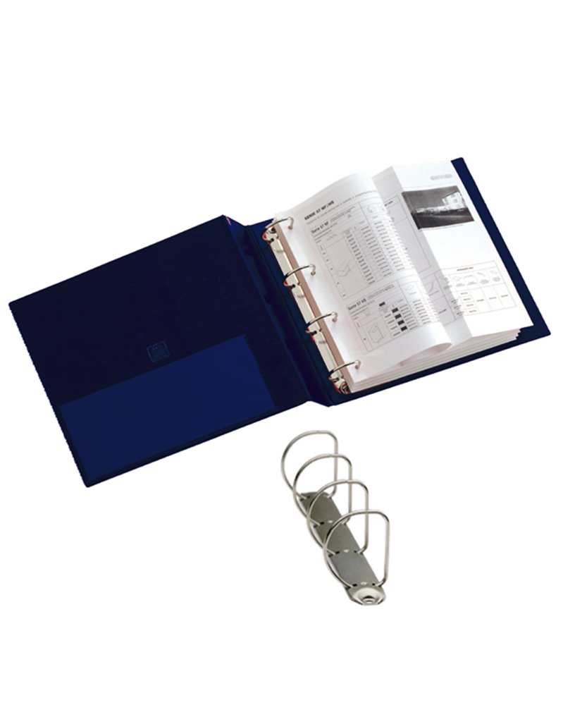 Raccoglitore STELVIO 50 A4 4D blu 22x30cm SEI ROTA