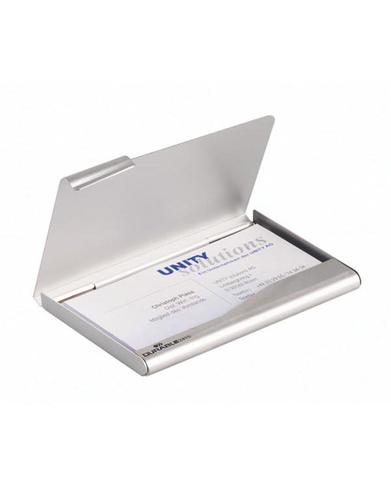 PORTA BIGLIETTI VISITA IN ALLUMINIO BUSINESS CARD BOX