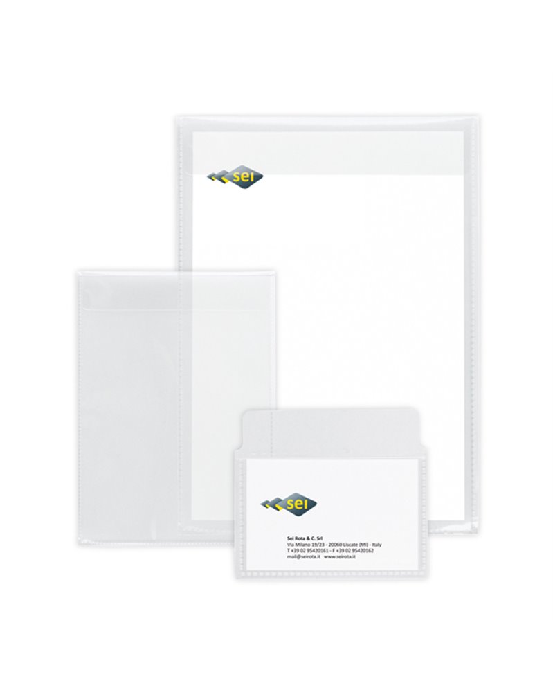 25 buste a sacco PP Soft P 150x210mm c/patella Sei Rota