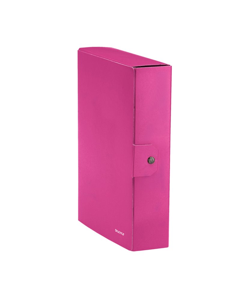 Scatola progetto WOW dorso 8cm fucsia metal LEITZ