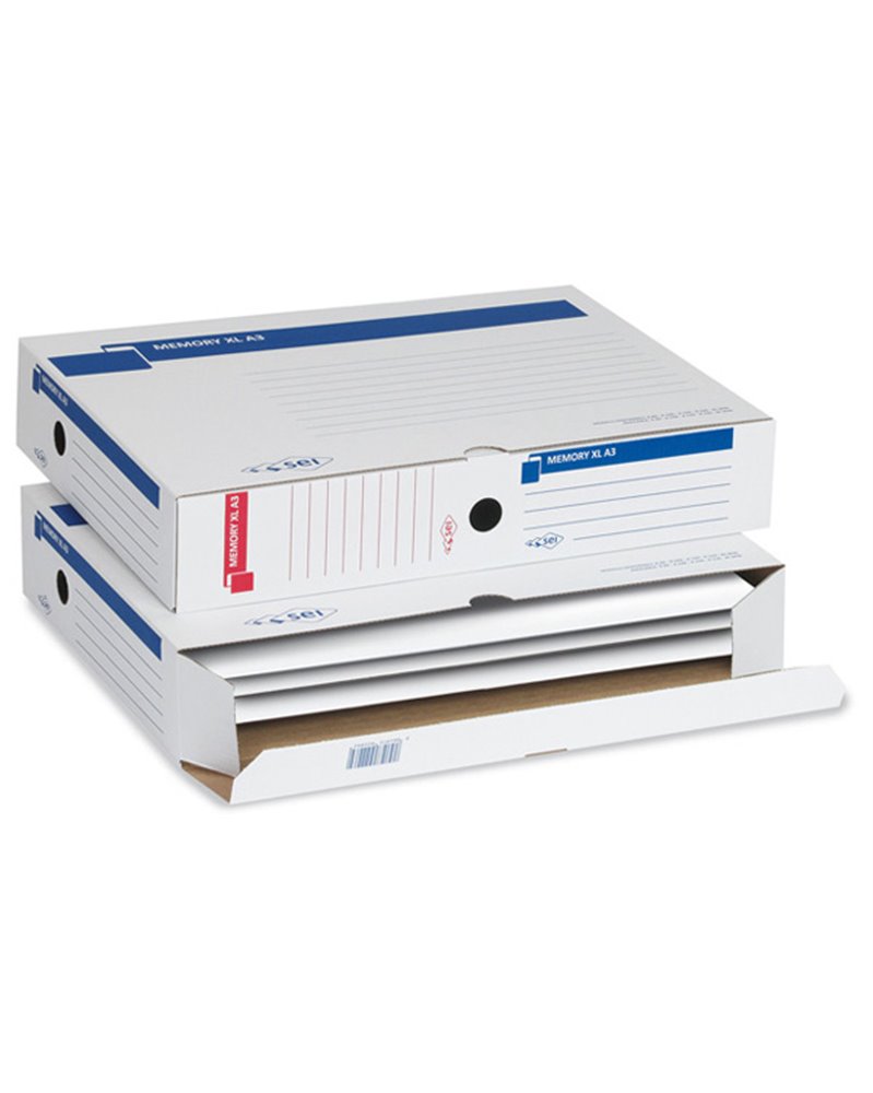 Scatola archivio MEMORY XL A3 30x42 dorso 8cm SEI ROTA Scatola archivio MEMORY XL A3 30x42 dorso 8cm SEI ROTA