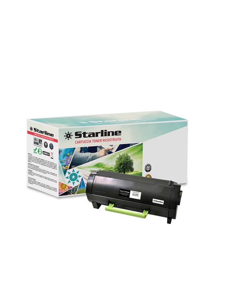 TONER RIC NERO PER LEXMARK MS510DN-MS610DN-MS610DE ALTA CAPACITA'