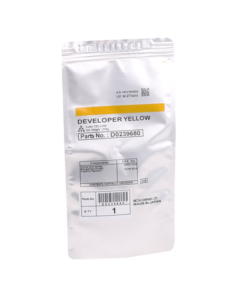 DEVELOPER GIALLO MPC2800-C3300-C4000-C5000 TYPE C5000E