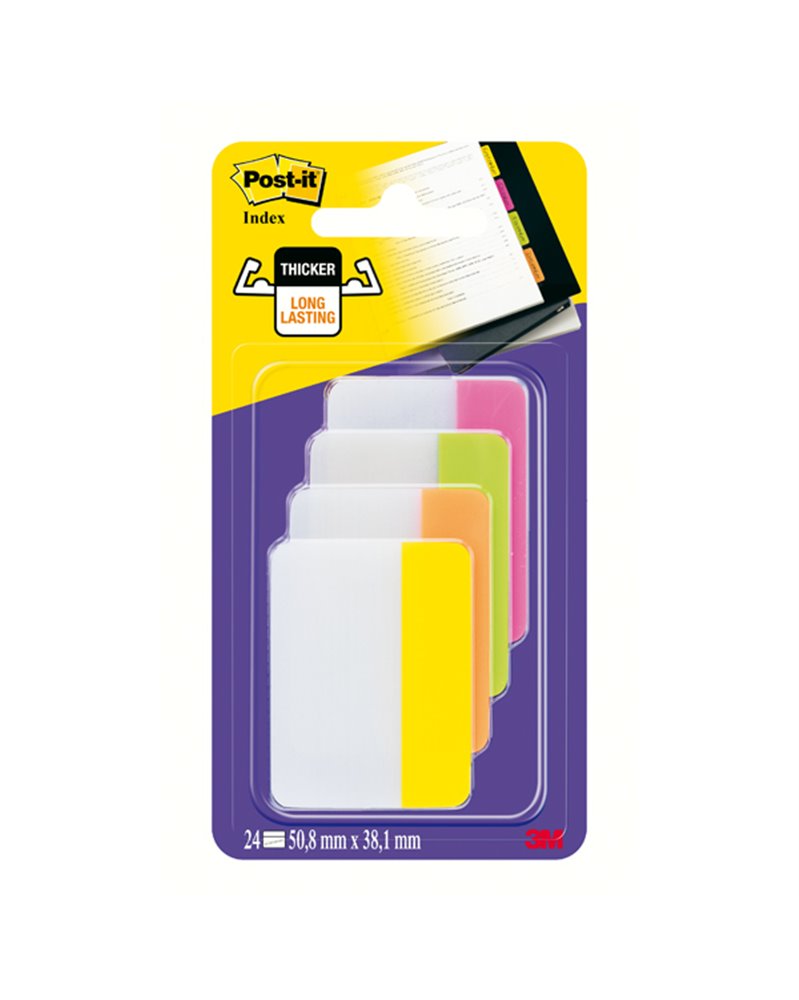 BLISTER 24 Post-itÂ® INDEX STRONG 686-PLOY 50,8X38MM X ARCHIVIO