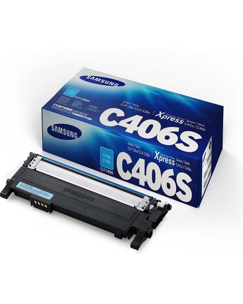 Hp/Samsung Toner Ciano CLT-C406S