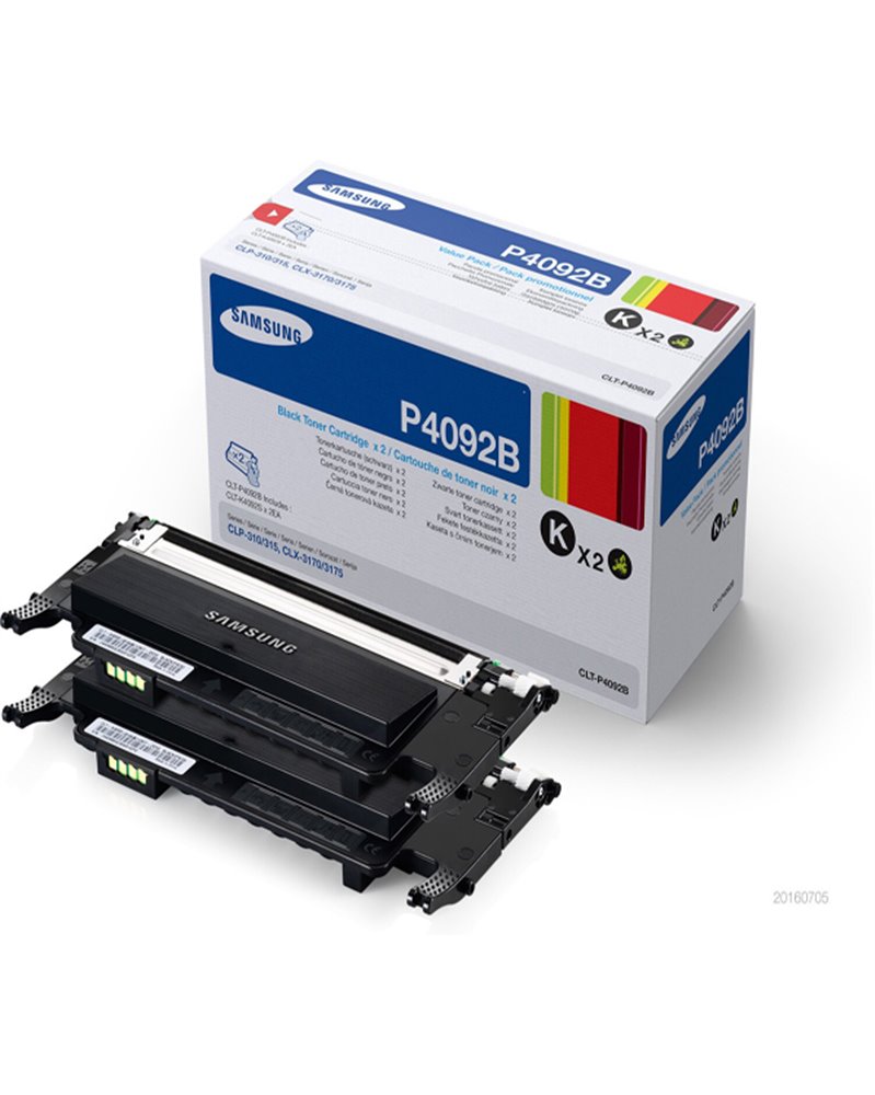 Hp/Samsung Toner Nero CL-P4092B 2-pk