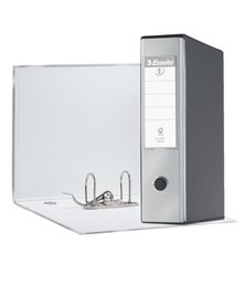 Registratore EUROFILE G55 grigio metal dorso 8cm f.to protocollo ESSELTE