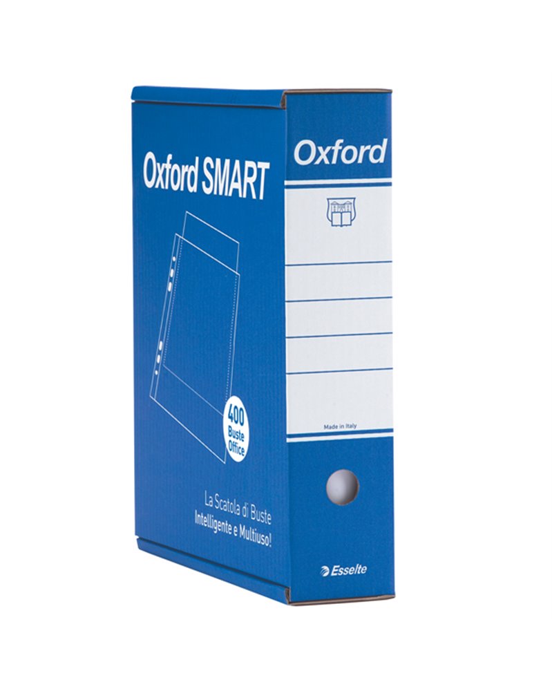 SCATOLA 4x100 BUSTE FORATE 22X30 B.A. OFFICE OXFORD SMART ESSELTE