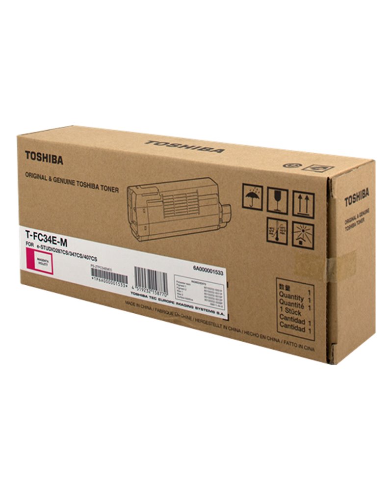 TONER MAGENTA PER e-STUDIO 287-347-407CS T-FC34EM