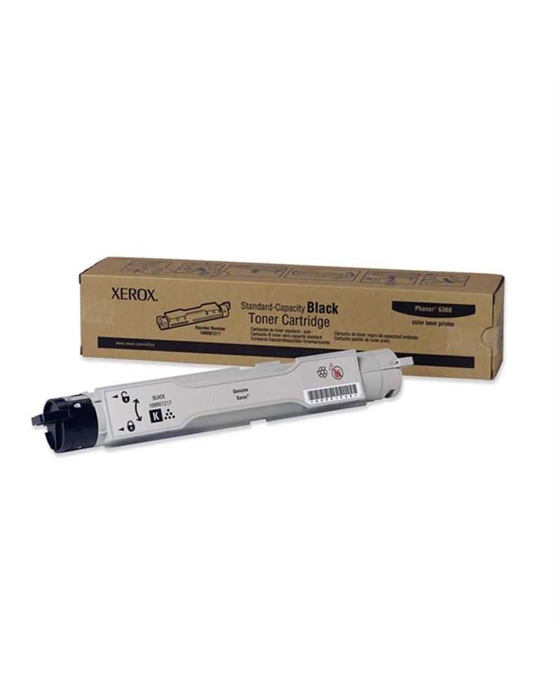 CARTUCCIA TONER NERO CAPACITA' STANDARD PHASER 6360