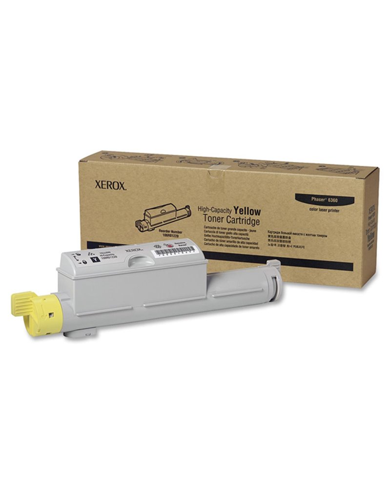 CARTUCCIA TONER GIALLO ALTA CAPACITA' PHASER 6360