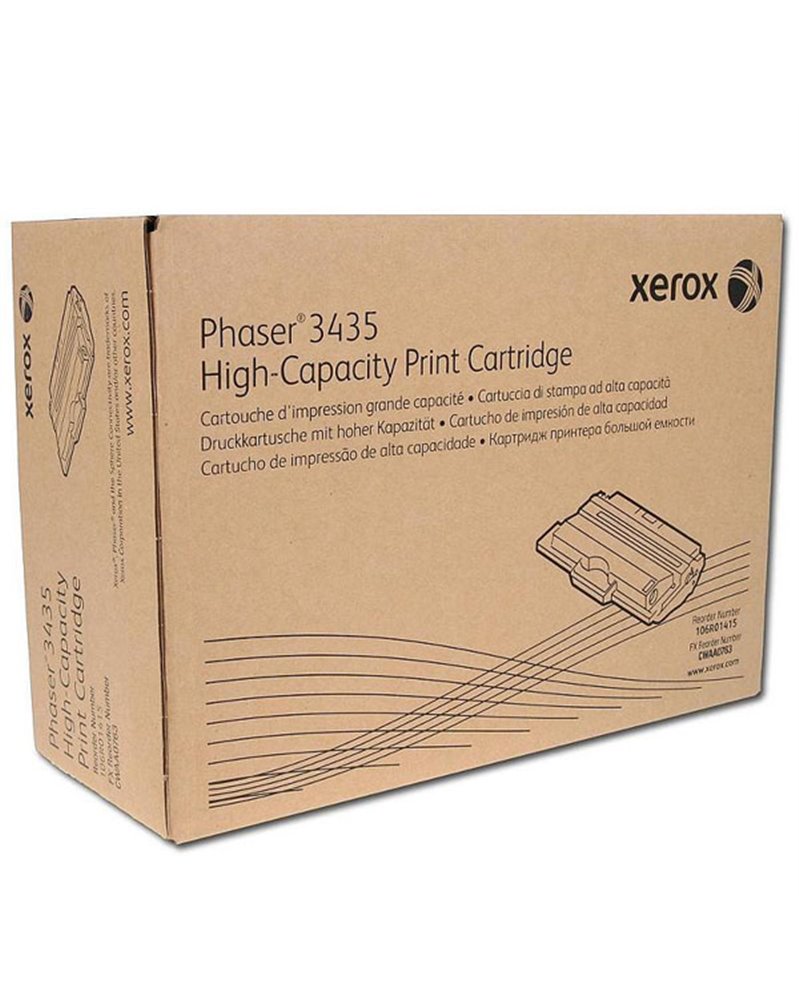 TONER NERO PHASER 3435 ALTA CAPACITA'