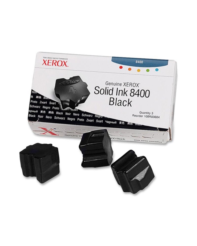 3 STICK SOLID INK NERO PHASER 8400