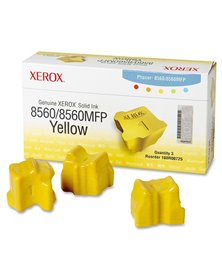 3 STICK SOLID INK GIALLO PHASER 8560