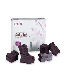 6 STICK GENUINE SOLID INK MAGENTA XEROX PHASER 8860