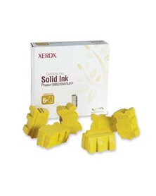 6 STICK GENUINE SOLID INK GIALLO XEROX PHASER 8860