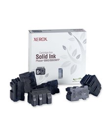 6 STICK GENUINE SOLID INK NERO XEROX PHASER 8860