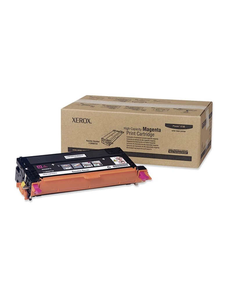 CARTUCCIA TONER MAGENTA ALTA CAPACITA' PHASER 6180