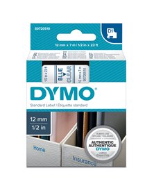 NASTRO DYMO TIPO D1 (12MMX7M) BLU/TRASPARENTE 450110