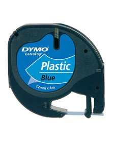 NASTRO IN PLASTICA DYMO LETRATAG 12MMX4M BLU 912050