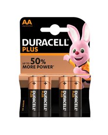 BLISTER 4 PILE DURACELL PLUS (MN1500) AA - STILO