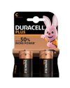 BLISTER 2 PILE DURACELL PLUS (MN1400) C - MEZZA TORCIA