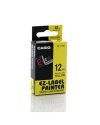 NASTRO CASIO 12MM X 8MT NERO SU GIALLO