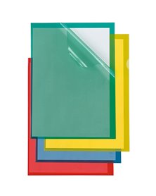 25 CARTELLINE A L 21X29,7 VERDE POLI 150 COLOR PPL B.A. SEI