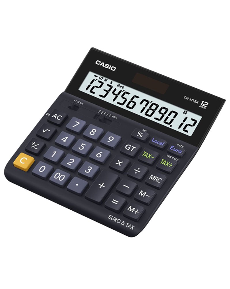CALCOLATRICE DA TAVOLO 12cifre DH-12TER CASIO