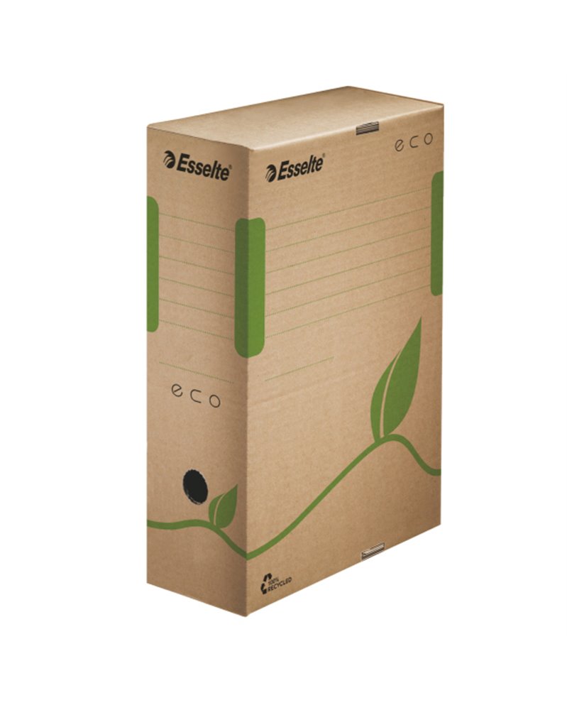 Scatola archivio ECOBOX dorso 100mm 327x233mm ESSELTE Scatola archivio ECOBOX dorso 100mm 327x233mm ESSELTE