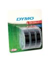 BLISTER 3 NASTRI A RILIEVO 9MMX3M NERO DYMO