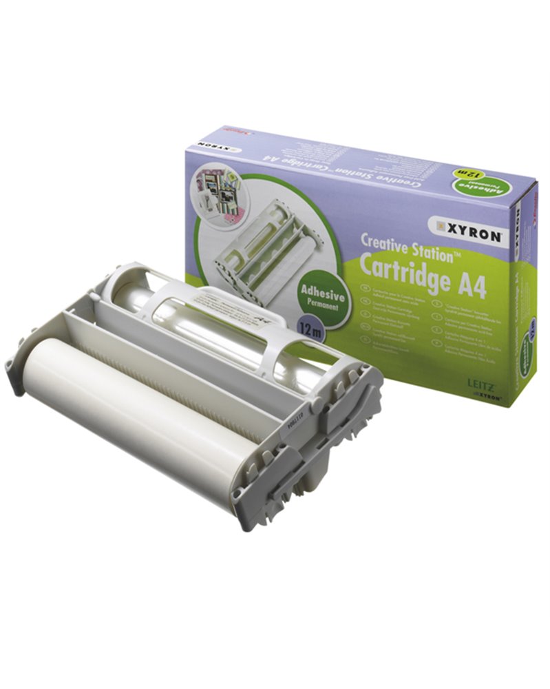 Bobina Film x StazioneCreativa - adesivizzazione permanente f.to A4 12mt - Xyron