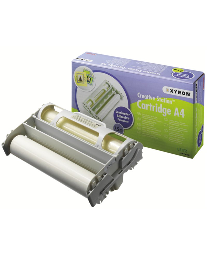 Bobina Film x StazioneCreativa - plastific.+ adesiviz. riposiz. A4 7,5mt - Xyron
