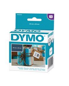 ROTOLO 750 ETICHETTE MULTIUSO RIMOV. 25X25MM X DYMO LW