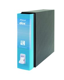 Registratore Dox 2 azzurro capri dorso 8cm f.to protocollo Esselte