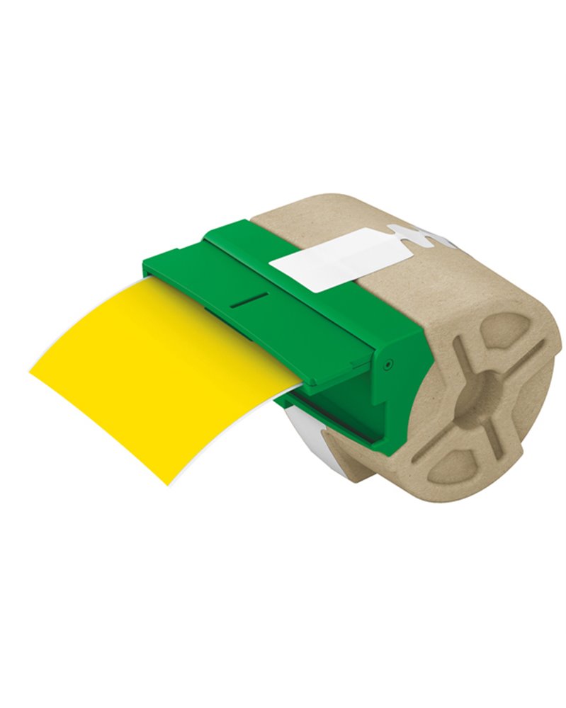 ROTOLO PLASTICA 10mt x 88mm GIALLO permanente iCON LEITZ