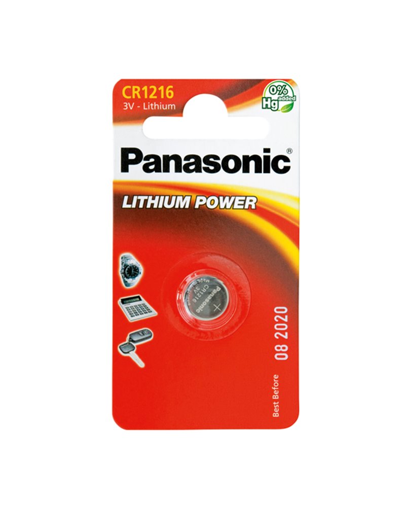 BLISTER Micropila litio CR1216 PANASONIC