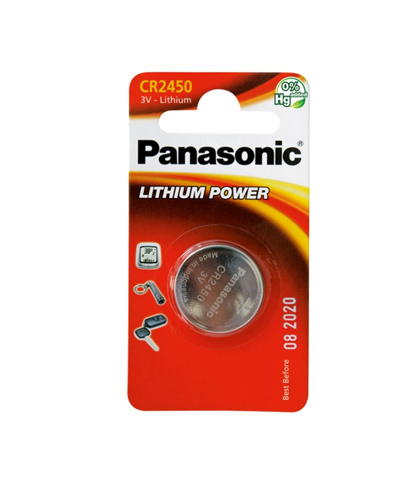 BLISTER Micropila litio CR2450 PANASONIC