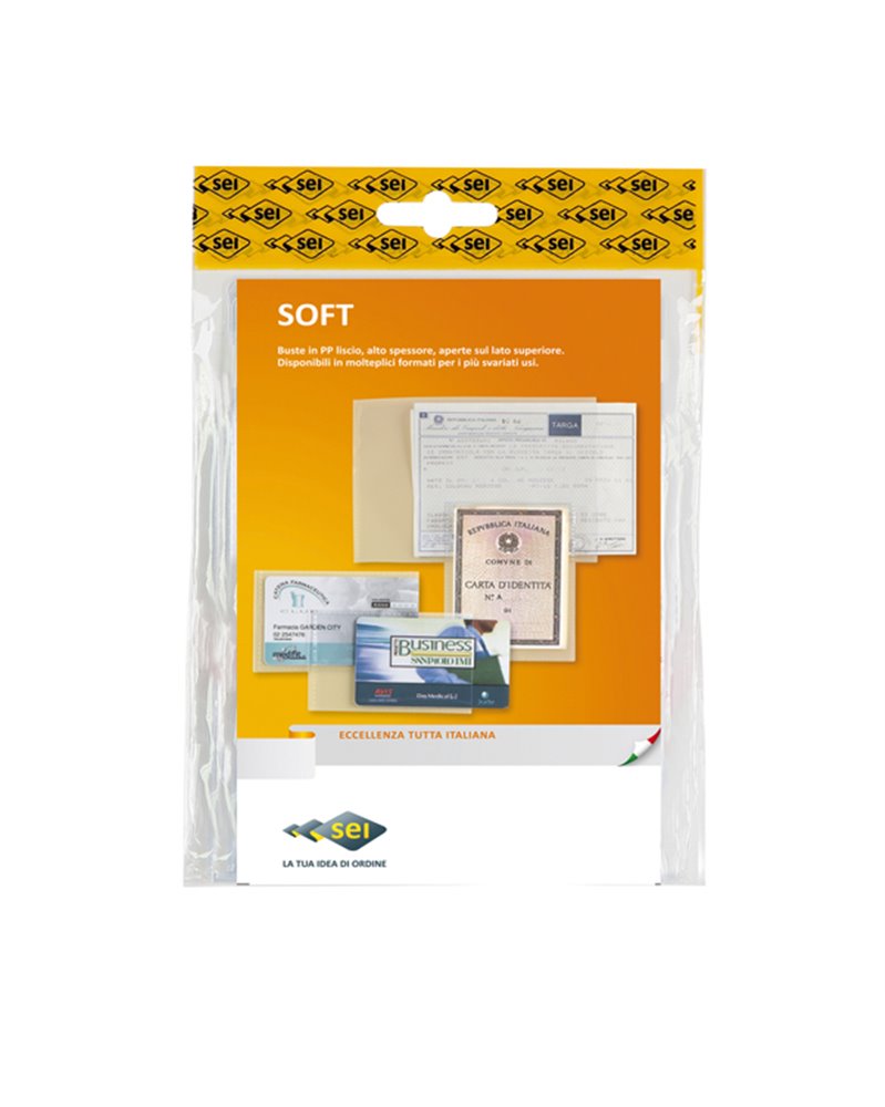 10 buste a sacco PP Soft 60x100mm Sei Rota