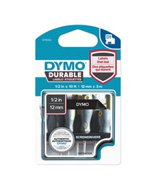 NASTRO DYMO TIPO D1 DURABLE (12MMX3MT) BIANCO/NERO 1978365