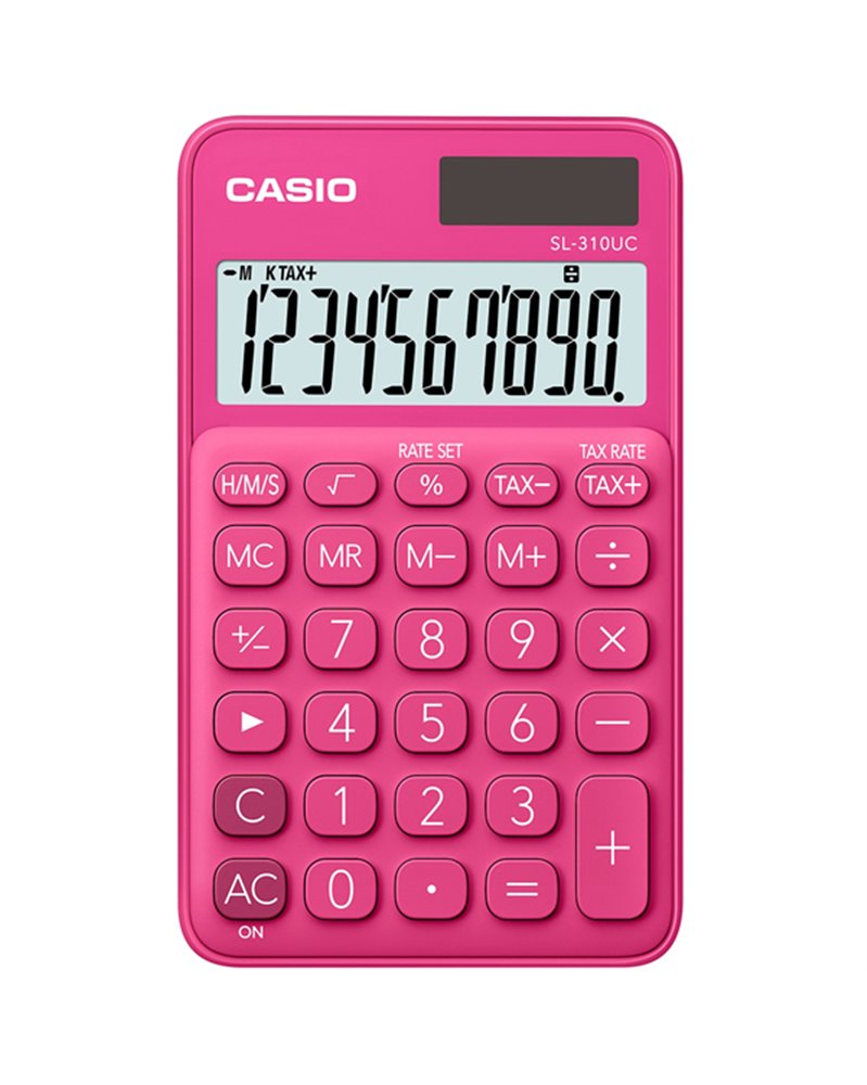 Calcolatrice tascabile SL-310UC rosso CASIO
