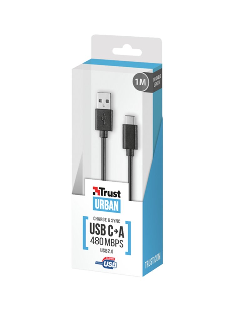 Cavo USB-C (1mt) nero TRUST