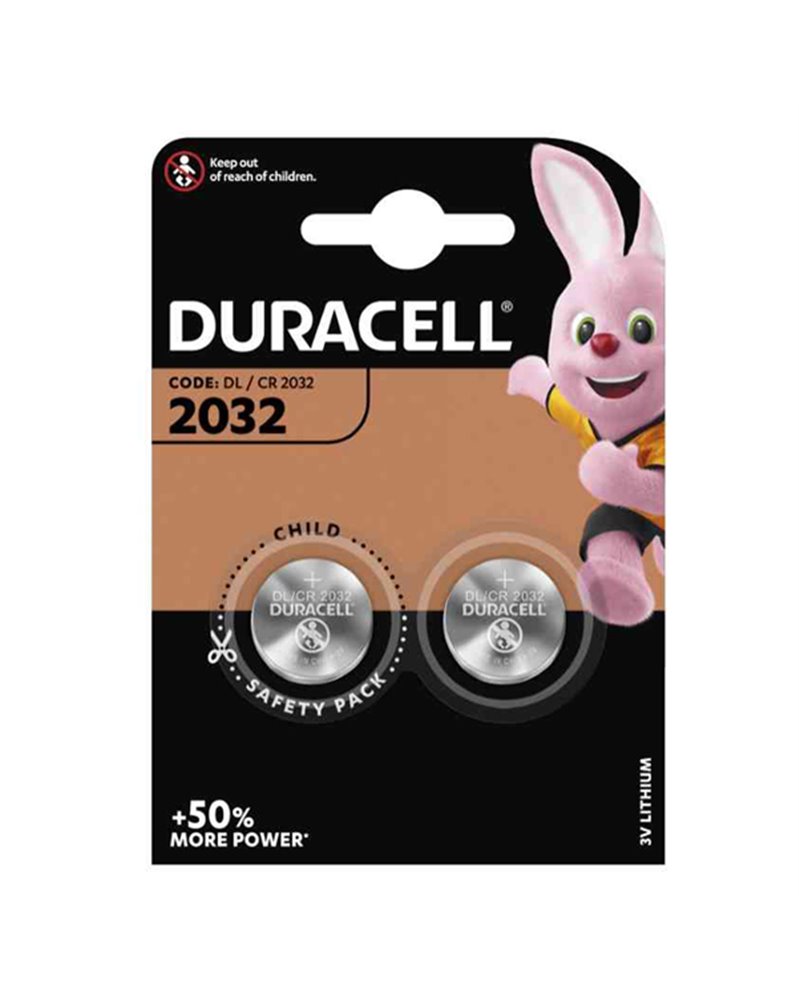 BLISTER 2 PILE LITIO DURACELL 3V (DL2032)