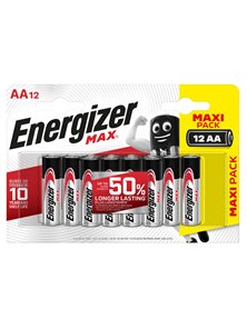 Blister 12 pile stilo AA - Energizer Max